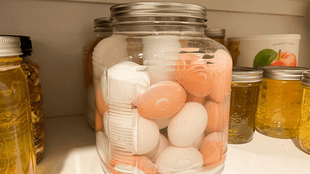 Water Glassing Eggs