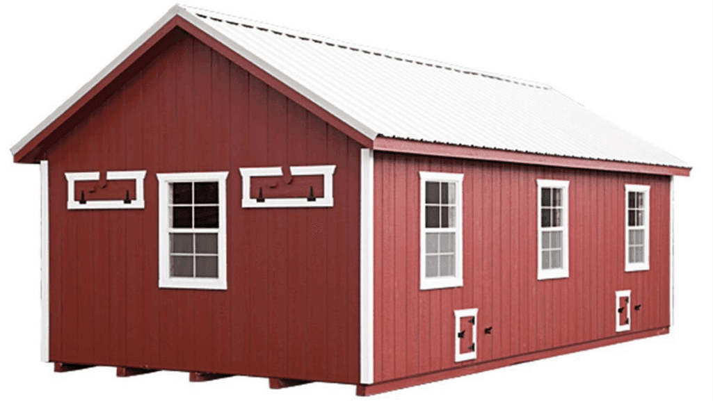 large chicken coop